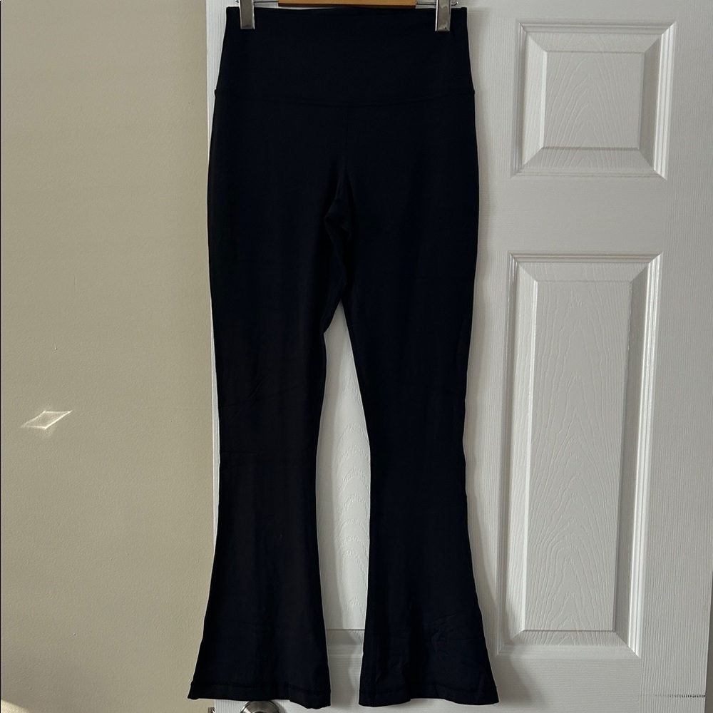 Black Mini Flared Leggings